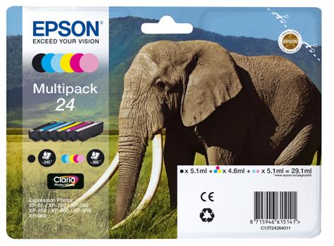 EPSON Multipack Claria Photo HD BK/ C/ M/ Y/ LC/ LM T 242      T 2428 (C13T24284011)