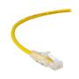 BLACK BOX Patch Cable CAT6 UTP Slim-Net - Yellow 1.2m