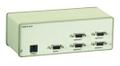 BLACK BOX VGA VIDEO SPLITTER - 4 CHANNEL, SPLITTER WITH CABLES (AC057AE-K-R4)