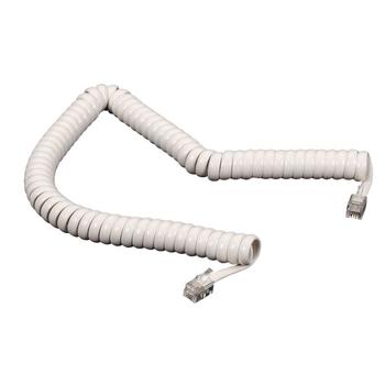 BLACK BOX COILED HANDSET CORD - WHITE, 1.8M (EJ304-0006)