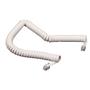 BLACK BOX COILED HANDSET CORD - WHITE, 1.8M