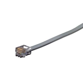 BLACK BOX RJ-11 FLAT CABLE - 6 WIRES, STRAIGHT-PINNED,  7.6M (EL06MS-25)