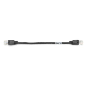 BLACK BOX Patch Cable CAT6 Reduced-Length   - Black 22.9cm (EVNSL647-06IN)