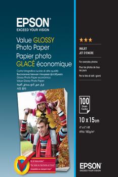 EPSON Paper/ Value Glossy Photo 10x15cm 100sh (C13S400039)