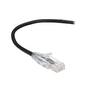 BLACK BOX Patch Cable CAT6A UTP 28AWG PVC - Black 0.9m Factory Sealed