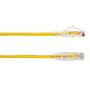 BLACK BOX SLIM-NET CAT6 PATCH CABLE (C6PC28-YL-04)