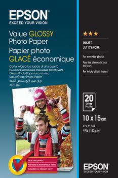 EPSON Paper/ Value Glossy Photo 10x15cm 20sh (C13S400037)
