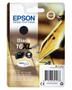 EPSON 16XL ink cartridge black high capacity 12.9ml 500 pages 1-pack blister without alarm (C13T16314012)