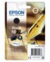 EPSON 16XL ink cartridge black high capacity 12.9ml 500 pages 1-pack blister without alarm (C13T16314012)