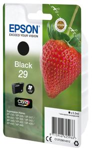 EPSON 29 Black Ink - Blækpatron Sort (C13T29814012)