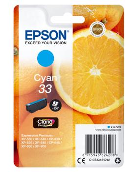 EPSON Ink/33 Oranges 4.5ml CY (C13T33424012)