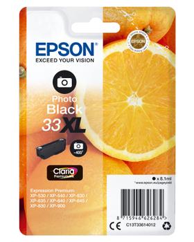 EPSON Singlepack Photo Black 33XL Claria Premium Ink (C13T33614012)