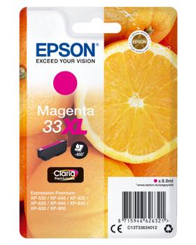 EPSON Singlepack Magenta 33XL Claria Premium Ink (C13T33634012)