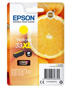 EPSON Singlepack Yellow 33XL Claria Premium Ink (C13T33644012)