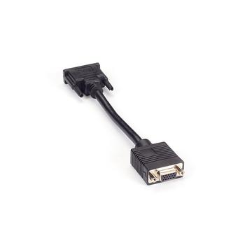 BLACK BOX VIDEO ADAPTER DONGLE - DVI MALE TO VGA FEMALE - VIDEO ADAPTER, DVI-I TO VGA, M/F, 20.3 CM (VA-DVII-VGA)