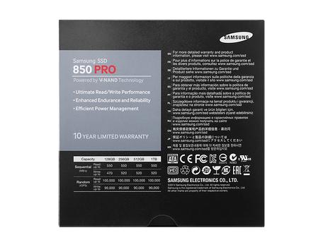SAMSUNG 850 PRO 128GB SSD 2.5in SATA III (MZ-7KE128BW)