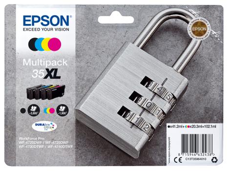 EPSON T3596 4-colours Multipack ink w/alarm XL (C13T35964020)