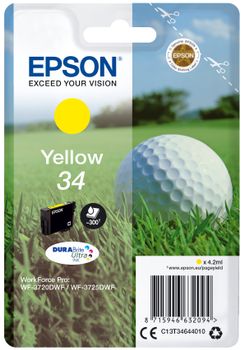 EPSON T3464 Yellow ink w/alarm (C13T34644020)