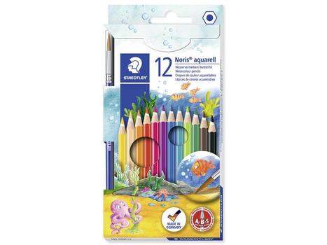 STAEDTLER Fargeblyanter Noris Club Akvarell assortert (12) (144 10NC12)