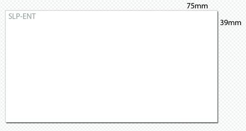 SEIKO SLP-ENT WHITE TAG 39X75MM 300 LAB/ROLL SUPL (42100633 $DEL)