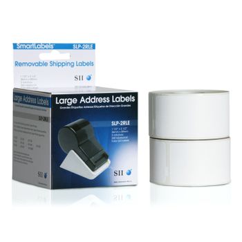 SEIKO SLP-2RLE WHITE LABEL 36X89MM 260 LAB/ROLL  2 ROLL/BOX IN (42100609)