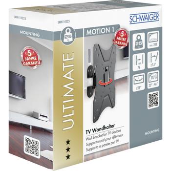 SCHWAIGER Motion 1 TV Wandhalter,  58-107 cm, 1 Gelenk (LWH14225513)