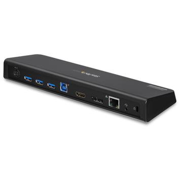 StarTech USB 3.0 Docking Station Dual Monitor with HDMI & 4K DisplayPort,  4x USB-A, Gigabit Ethernet, USB Type A Universal Laptop Dock with USB 3.1 Gen 1 Hub (5 Gbps) and Charging - Mac, Windows, Chrome (USB3D (USB3DOCKHDPC)