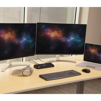StarTech USB 3.0 Docking Station Dual Monitor with HDMI & 4K DisplayPort,  4x USB-A, Gigabit Ethernet, USB Type A Universal Laptop Dock with USB 3.1 Gen 1 Hub (5 Gbps) and Charging - Mac, Windows, Chrome (USB3D (USB3DOCKHDPC)