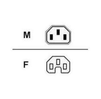 RARITAN Pack of 6 SecureLock locking (SLC14C15-0.5M-6PK)