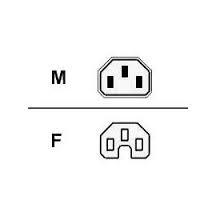 RARITAN Pack of 6 SecureLock locking (SLC14C15-2.5M-6PK)