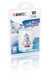 EMTEC Miss Penguin Usb Flash Drive  (ECMMD16GM336)