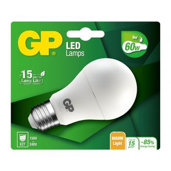 GP LED Lamp Classic, E27, 9W (60W), 806lm (472091)