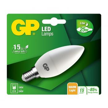GP LED Lamp Mini Candle, E14, 3.5W (25W), 250lm (472095)