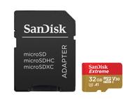 SANDISK EXTREME MICRO SDHC (32GB UHS-I CARD V30 100MB/S) (SDSQXAF-032G-GN6MA)