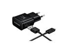 SAMSUNG SAMSUNG WALL CHARGER (USB-C FAST CHARGER 15W, BLACK) (EP-TA20EBECGWW)