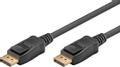 Goobay DisplayPort adapter cable 1.3, black, 2 m - DisplayPort male > DisplayPort male (76793)