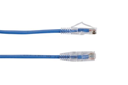 BLACK BOX Patch Cable CAT6 UTP Slim-Net - Blue 0.3m Factory Sealed (C6PC28-BL-01)