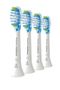 PHILIPS Sonicare C3 Premium Plaque Defence soniske tannbørstehoder 4-pakning, Standard størrelse, Klikkes på plass, Paring i BrushSync-modus