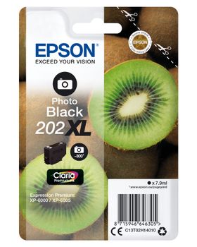 EPSON 5LB 202XL Photo Black Ink Cartridge with security w/s (C13T02H14020)