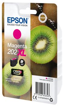 EPSON n Ink Cartridges,  Claria" Premium Ink, 202XL, Kiwi, Singlepack,  1 x 8.5ml Magenta, High, XL (C13T02H34010)