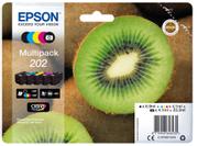 Epson 202 Multipack - 5-pack - svart, gul, cyan, magenta, fotosort - original - blekkpatron