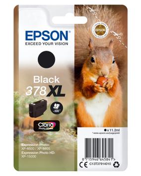 Epson 378XL - XL - svart - original - blekkpatron (C13T37914020)