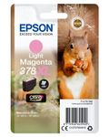EPSON Singlepack Light Magenta 378XL Squirrel Clara Photo HD Ink (C13T37964010)