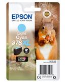 Epson 378XL - XL - lys cyan - original - blekkpatron (C13T37954020)