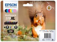 Epson 378XL Multipack - 6-pack - XL - svart, gul, cyan, magenta, lys magenta, lys cyan - original - blekkpatron (C13T37984010)