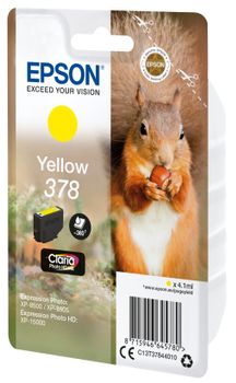 EPSON 378 Yellow Ink Cartridge with sec 8x (C13T37844020)