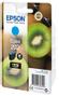 EPSON n Ink Cartridges,  Claria" Premium Ink, 202, Kiwi, Singlepack,  1 x 4.1ml Cyan, Standard (C13T02F24010)