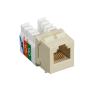 BLACK BOX USOC RJ-11 JACK - 1-PACK, IVORY