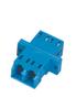 BLACK BOX SINGLEMODE COUPLINGS - LC-LC, SM DUPLEX, SC FOOTPRINT, PVC