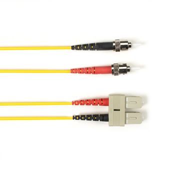 BLACK BOX FO Patch Cable Color Multi-m OM1 - Yellow ST-SC 2m Factory Sealed (FOLZH62-002M-STSC-YL)